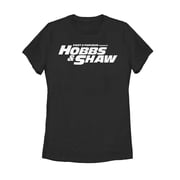 Womens Fast & Furious Hobbs & Shaw Classic Logo Graphic Tee Black Medium