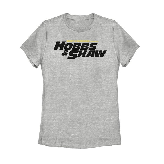 Women's Fast & Furious Hobbs & Shaw Logo Graphic Tee Athletic Heather X Large