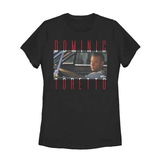 Women's Fast & Furious Toretto Scene  Graphic Tee Black Medium