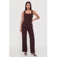 thumbnail image 1 of Women's Faux Button Wide Leg Trousers, 1 of 4