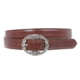 thumbnail image 1 of Women's Faux Crocodile Print Rhinestone Skinny Belt, 1 of 1