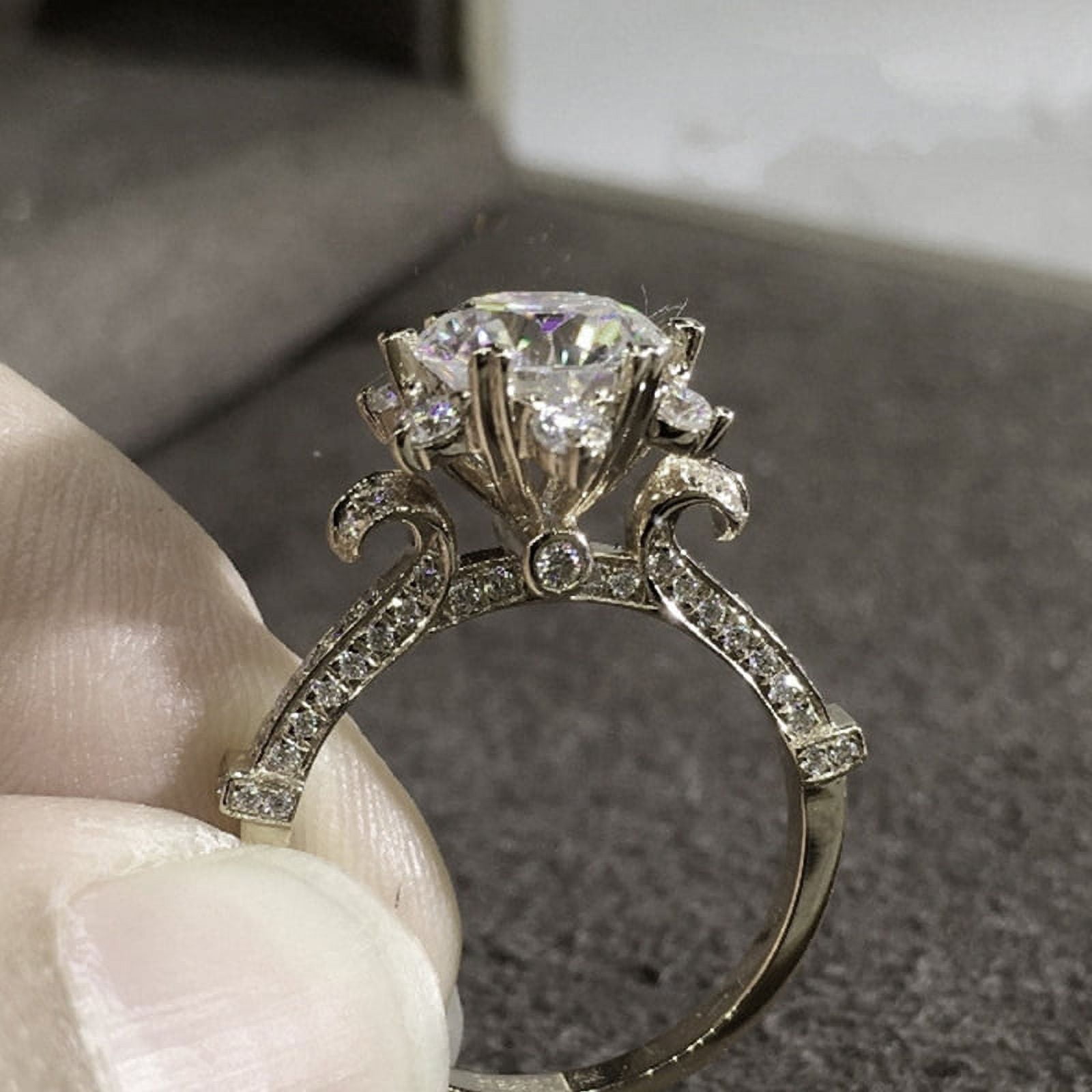 Custom Organic Flower Halo Diamond And Blue Topaz Engagement Ring #101946 -  Seattle Bellevue | Joseph Jewelry