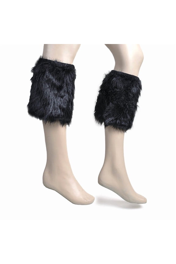 Women's Faux Fur Boot Cuffs – Warm Winter Leg Warmers & Boot Covers
