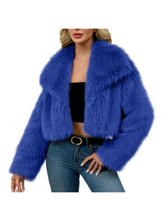 Blue Fur Coat