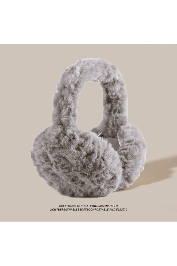 Women's Faux Fur Ear Muffs Multi-Color Thickened Warm Ear Protection for Cycling Commuting