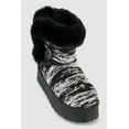 thumbnail image 1 of Women's Faux Fur Lined Button Loop Platform Booties, 1 of 3