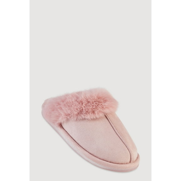 Women's Faux Fur Lined Slippers