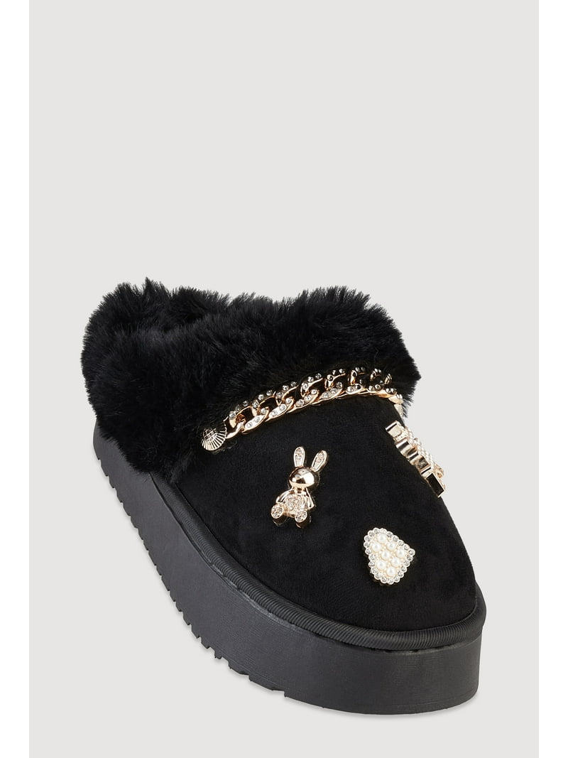 Pn By Fashonslover On S H O E S | Fluffy Shoes, Platform Slppers - Foto 11