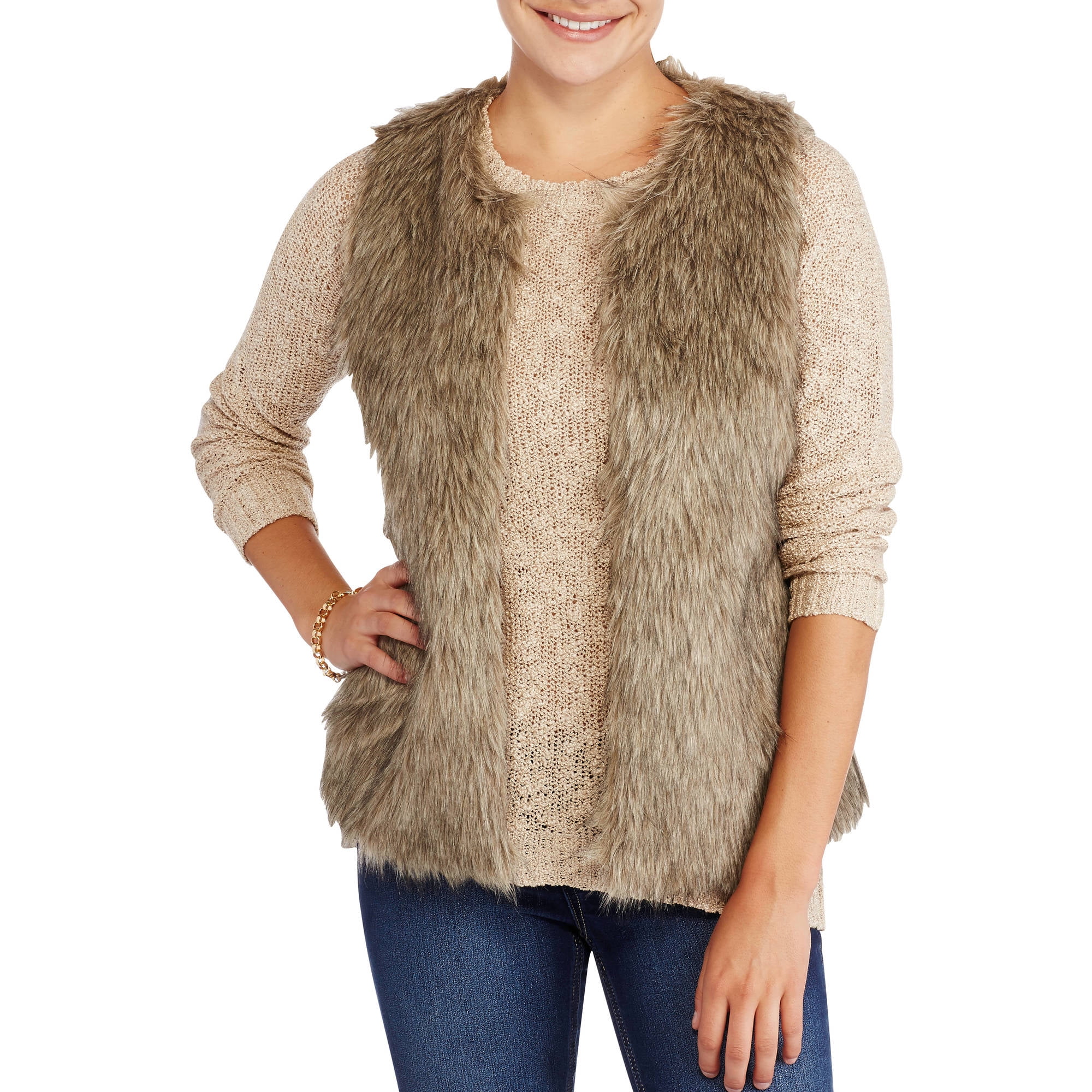 Women's Faux Fur Vest