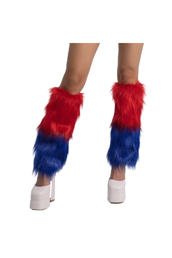 Women's Faux Furs Leg Warmers Fuzzy Leg Warmers Soft Boot Cuffs Cover