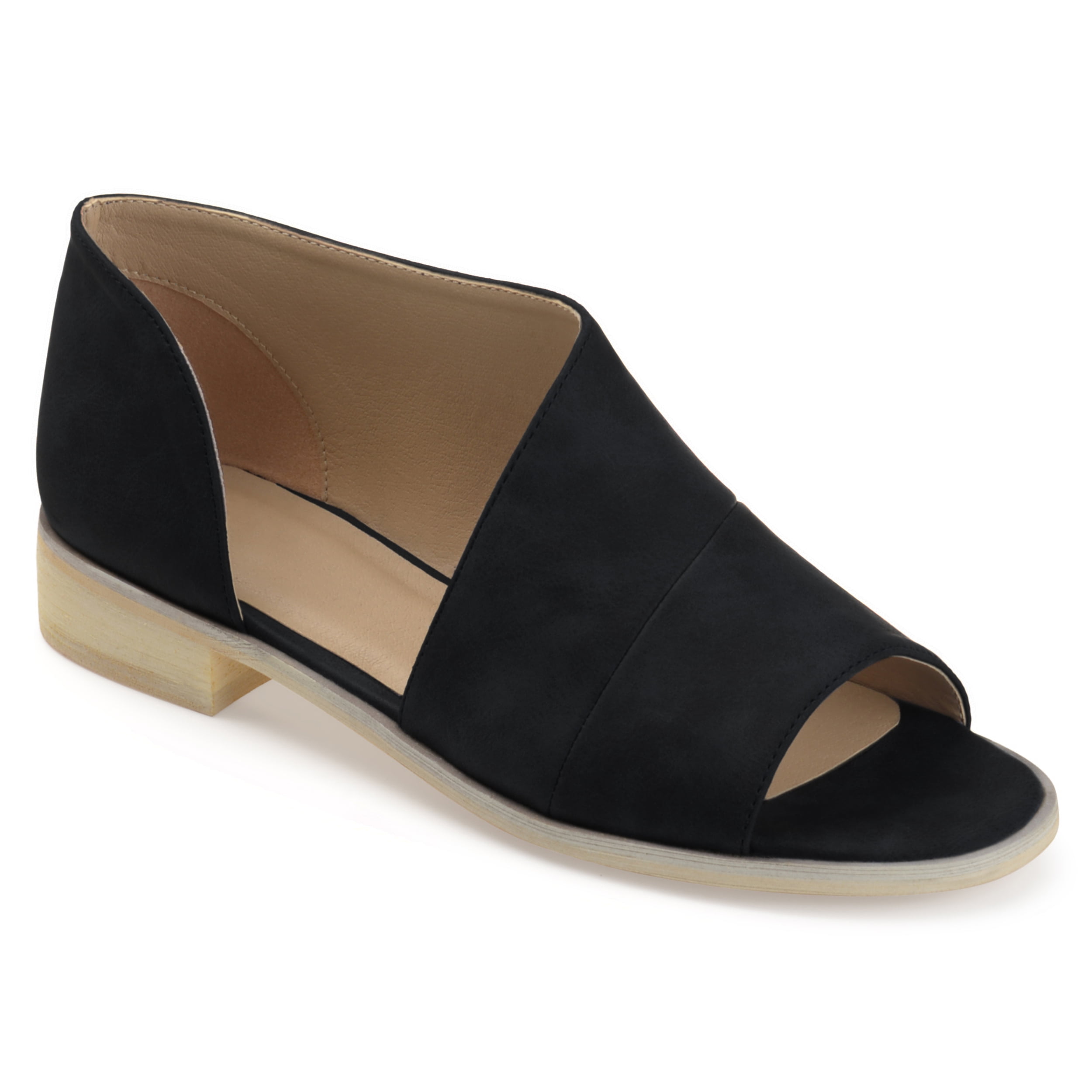 Open toe d'orsay flats outlet