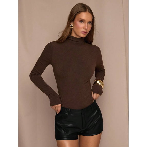 Women's Faux Leather High Waist Mini Shorts