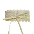 thumbnail image 1 of Women's Faux Leather Obi Belt - Fashion Wide Wrap Waist Belt with Bow Tie,Beige,One Size,KLOY2K, 1 of 4