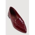thumbnail image 1 of Women's Faux Leather Pointed Toe Loafers, 1 of 3