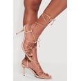 thumbnail image 1 of Women's Faux Leather Strappy Lace Up Heels, 1 of 3