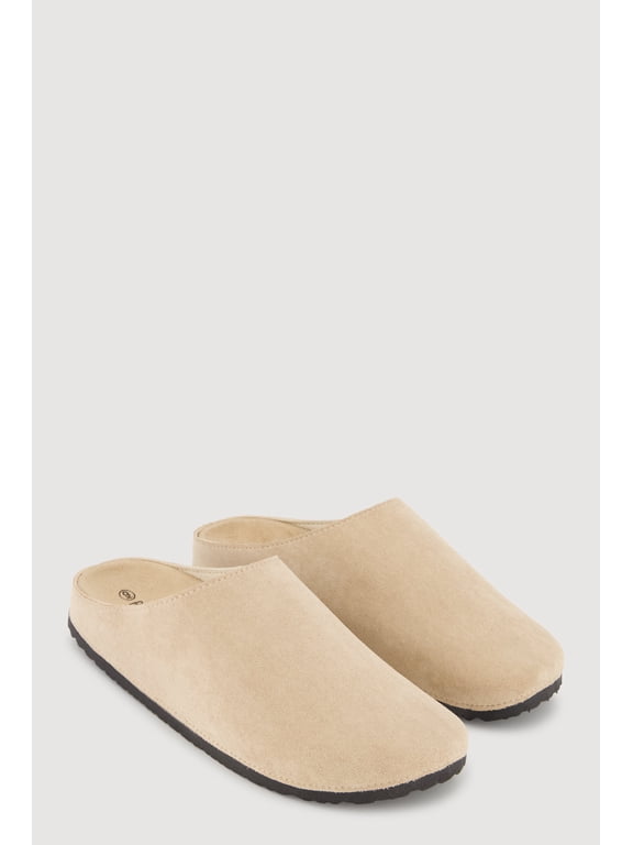 Women's Faux Suede Clogs
