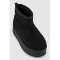 thumbnail image 1 of Women's Faux Suede Low Platform Booties, 1 of 3