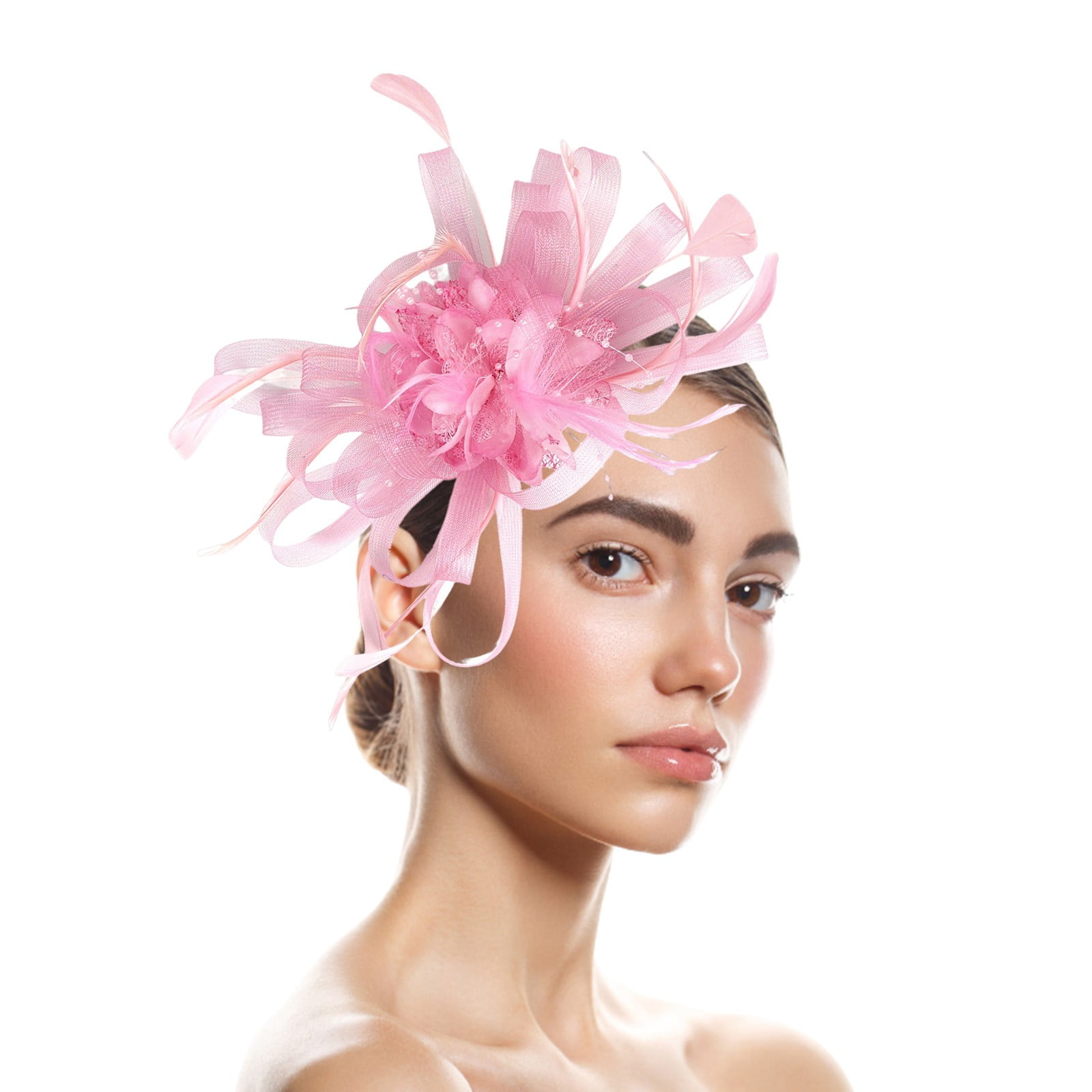 Elegant Pink Feathered Women\'s Hat il_fullxfull.6911490328_iye1.jpg main image 4