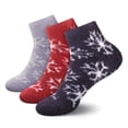 thumbnail image 1 of BambooMN Women's Feather Yarn Super Soft Ankle Socks - Assortment E - 3 Pairs, 1 of 4