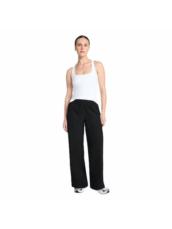 Women's FeatherStretch Woven Wide Leg Pants, Black, 2X