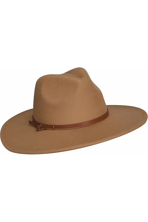 Women's Fedora Hat (Camel)