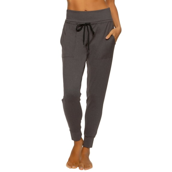 Felina | Velvety Soft Jogger (Charcoal Heather, Large)