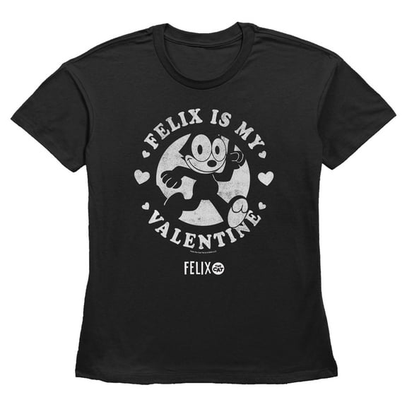 Women's Felix the Cat My Valentine Graphic T-Shirt