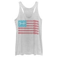 thumbnail image 1 of Women's Fender Guitar Flag Logo  Racerback Tank Top White Heather Small, 1 of 4
