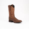 thumbnail image 1 of Women's Ferrini Toro Leather Boots Handcrafted Brandy, 1 of 6