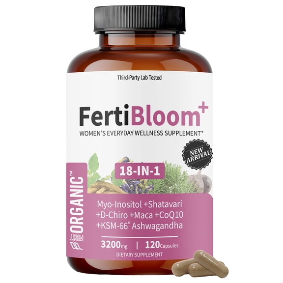 Women's Herbal Botanical Blend, Myo-Inositol, D-Chiro, Vitex & Shatavari, Non-GMO & Gluten-Free, 120 Capsules