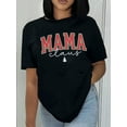 thumbnail image 1 of Women's Festive Mom's Christmas T-Shirt - "Family Christmas 2025" "Mam"Design, Casual Round Neck, Regular Fit Holiday Top With Santa Hat And Ornament Graphics, Seasonal Clothing | Santa Hat Design, 1 of 7