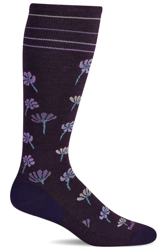 Women's Field Flower | Moderate Graduated Compression Socks