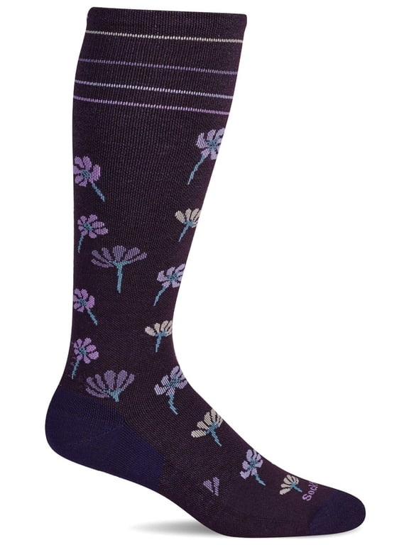 Women's Field Flower | Moderate Graduated Compression Socks