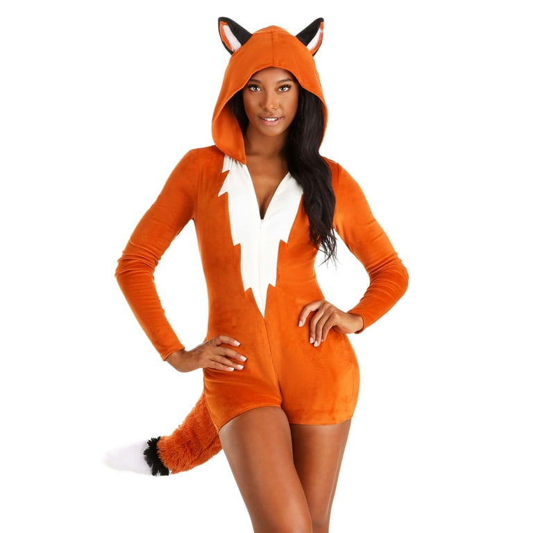 Women's Fierce Fox Costume Romper