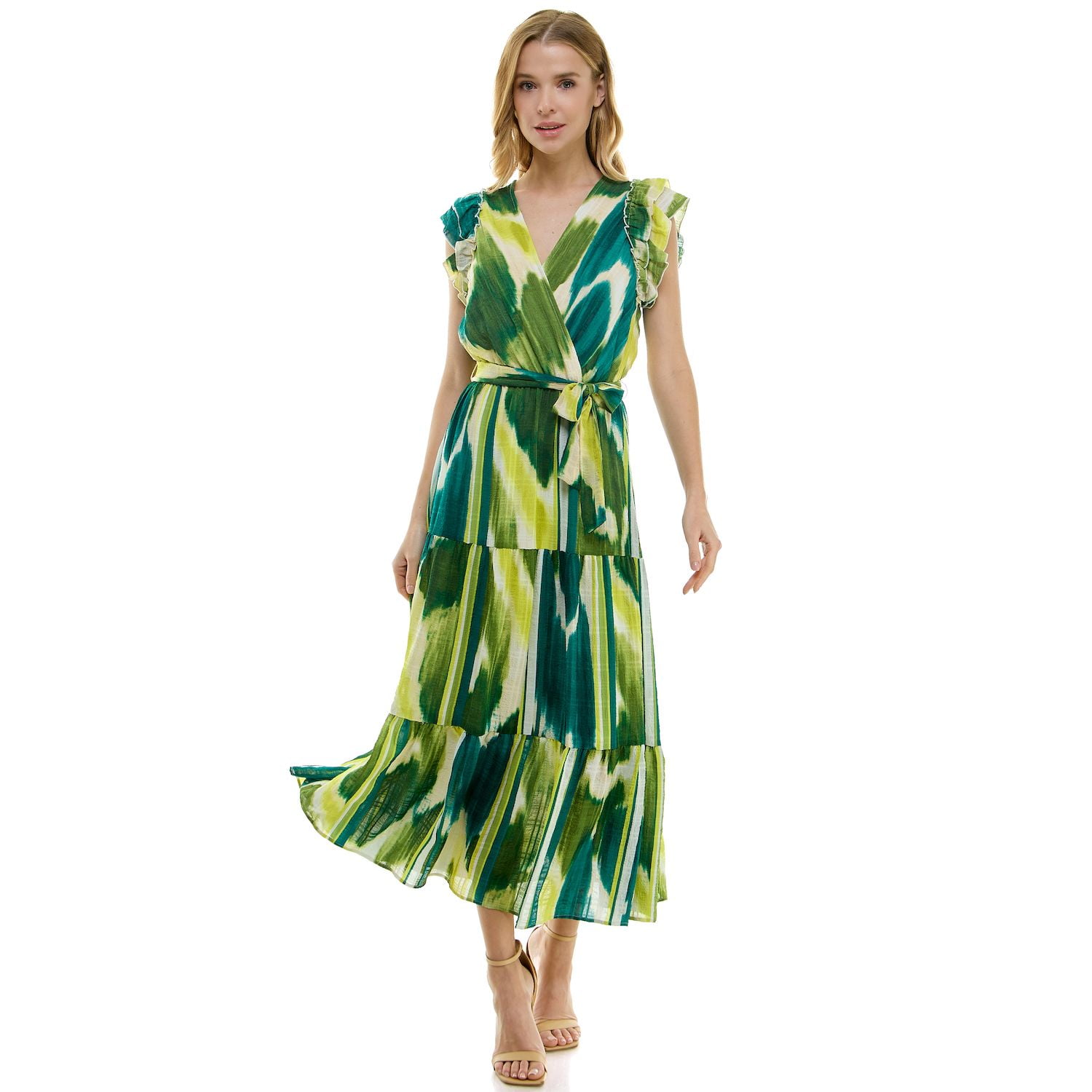 chinese dress ladies Maiah Yellow Bloom Prom Dress - US 2