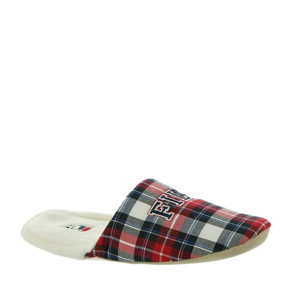 Women's Fila Interim Slippers Collegiate Gardenia/Navy/Red (5SM00824 126) - 9