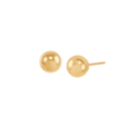 thumbnail image 1 of Women's Finecraft 8 mm Ball Stud Earrings in 10kt Yellow Gold, 1 of 2