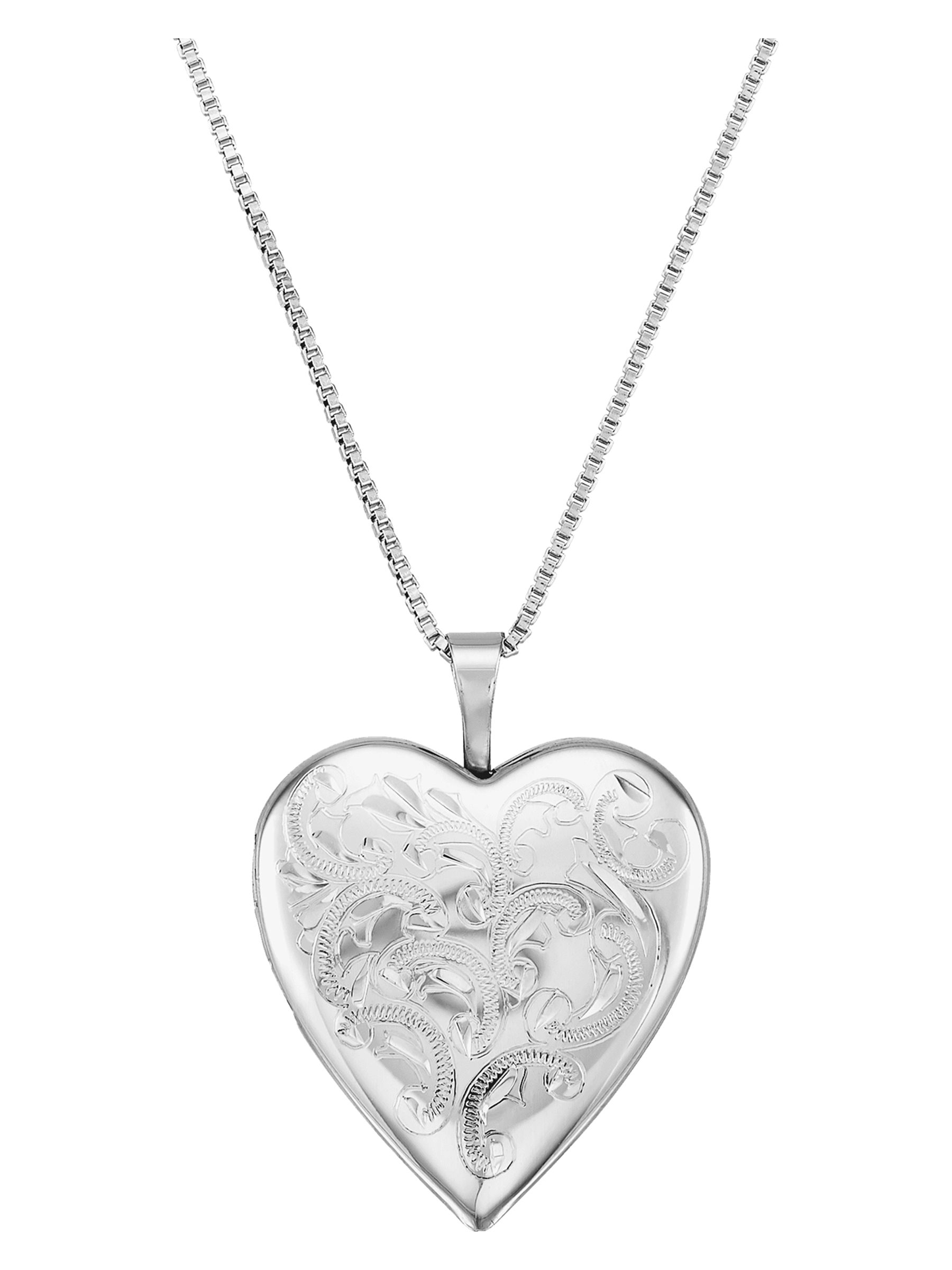 Stainless Steel Forever Heart Locket Necklace