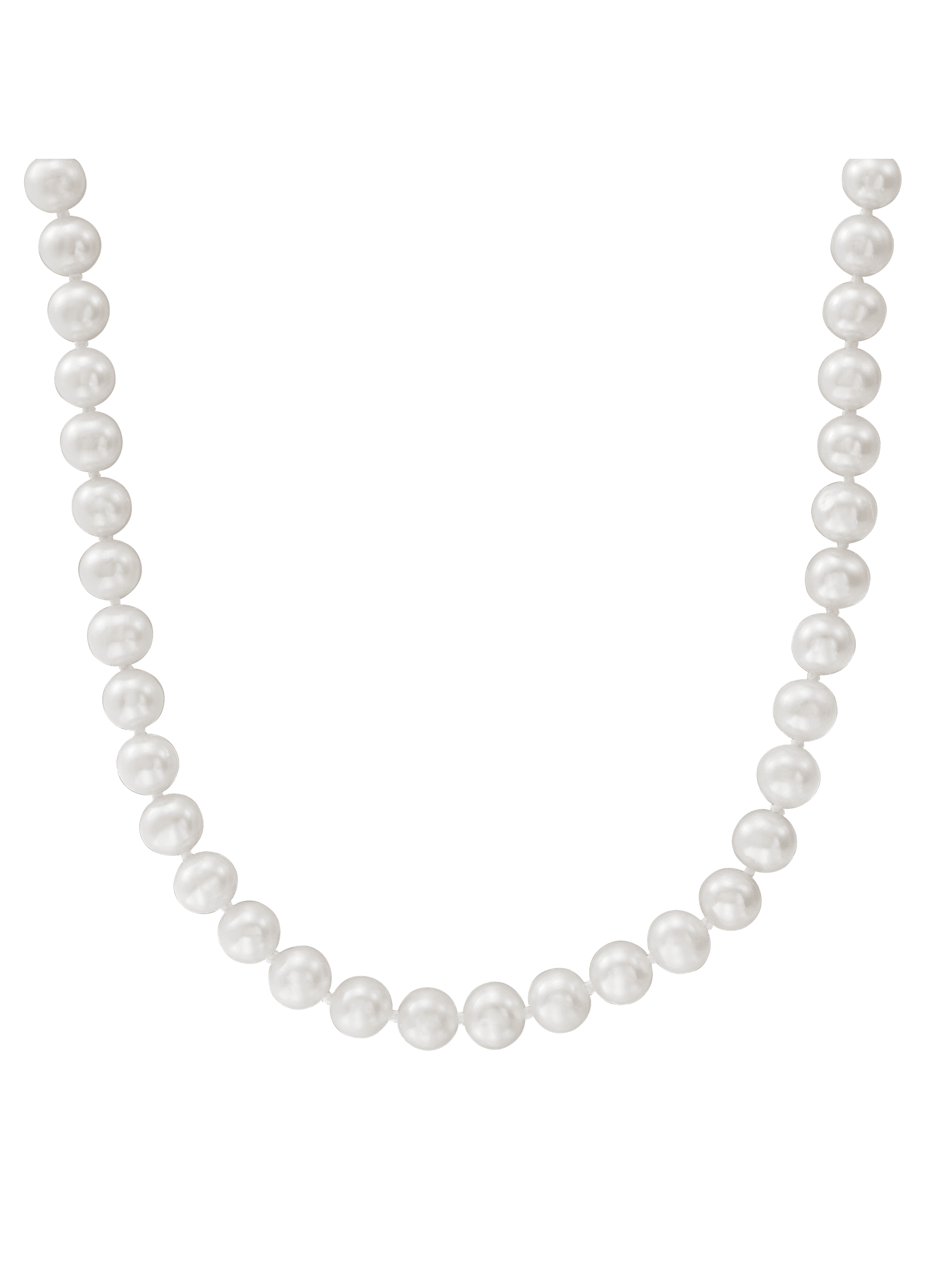 Women's Finecraft Single Strand 6mm Freshwater Pearl Necklace in