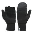 thumbnail image 1 of Women’s Fingerless Gloves | Merino Knit Convertible Mittens, 1 of 10