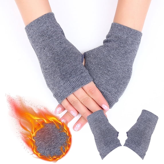 Women's Fingerless Thermal Gloves Convertible Mittens for Winter Sports and Outdoor Activities