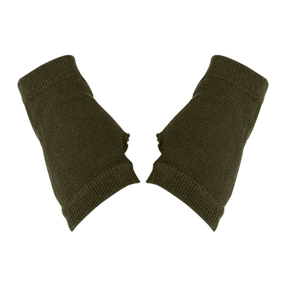 Women's Fingerless Warm Winter Gloves - Combed Cotton, One Size Fits Most
