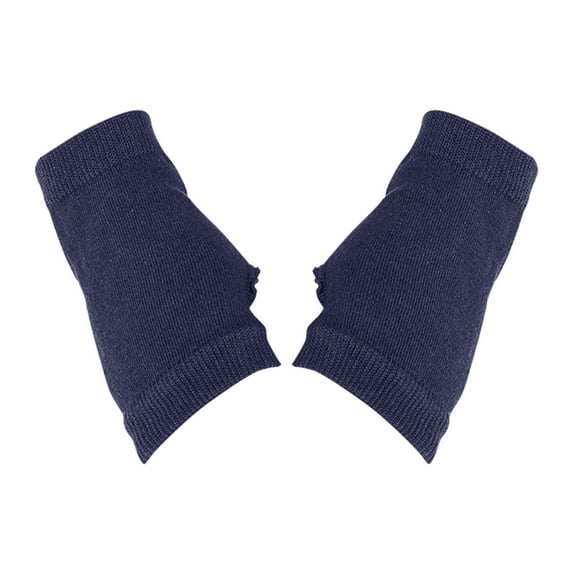 Women's Fingerless Warm Winter Gloves - Combed Cotton, One Size Fits Most