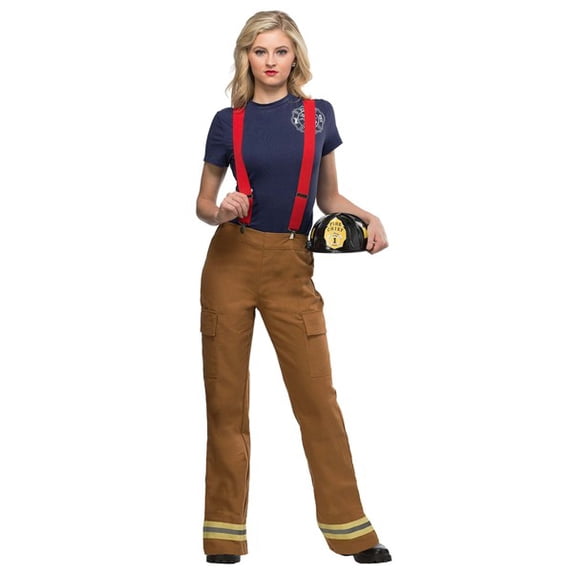 FUN Costumes Women's Fire Captain Costume, Halloween Firefighter ...