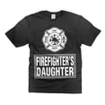 thumbnail image 1 of Women's Firefighter Daughter Shirt Firefighter's Daughter Shirt Daughter Gift Shirt For Her Daughter (Large Black), 1 of 6