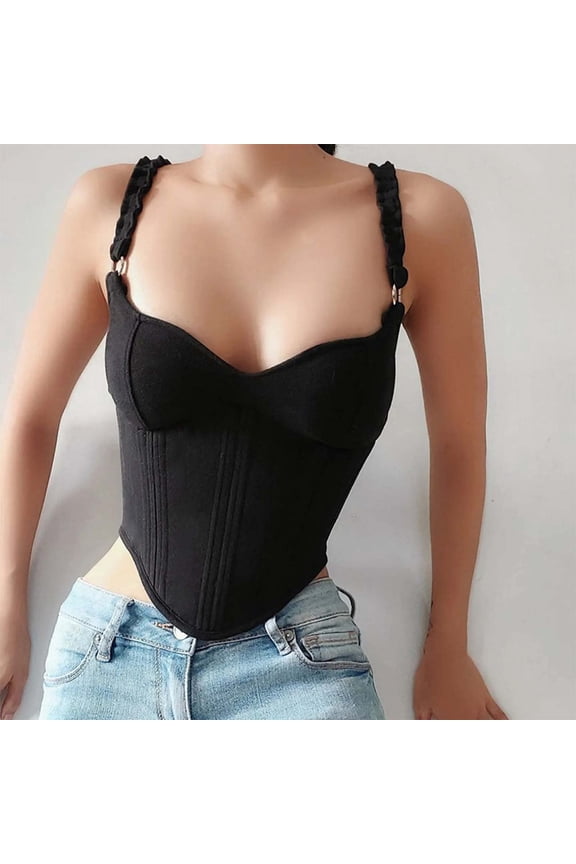 Women's Fishbone Underbust Shapewear Vest With Metal Buckle For Comfortable Fit Compression Garment Wedding Dress Styles for Body Types Shape Waste Band Extender Camisole Waist Waist Band for Women