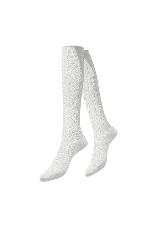 Women's Fishnet Stockings Breathable Mesh Thigh High Socks Sexy Hollow Out Design Stretchable Comfortable Sheer Nylon Stockings For Daily Wear