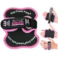 thumbnail image 1 of Women's Fitness Gloves Grip Power Pads FIT - Lifting Grips The Alternative To Gym Gloves Workout Gloves (Pink), 1 of 9