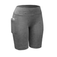 thumbnail image 1 of Women's Fitness Yoga Shorts Running Quick-dry Stretch Pants with Pocket, 1 of 2