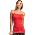 thumbnail image 1 of Women's Fitted Adjustable Spaghetti Strap Camisole, Teaberry, 1 Pack, 1 of 1
